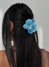 Loving Is Easy Orchid Hair Clip Blue