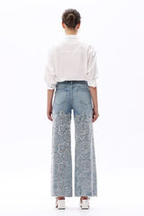Gigi Rose lace jeans - Restock