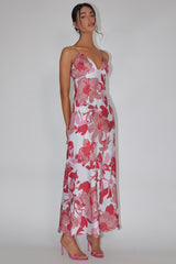 Egypt Cami Strap Maxi Dress Print Pink