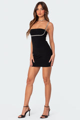Dorothy Rhinestone Mini Dress