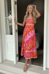 Marguerite Dress Multi Floral | Women's Floral A-Line Maxi Dress
