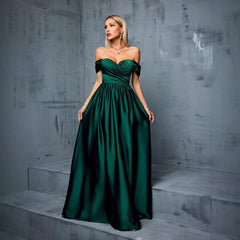Ball Tube Top Evening Dress Christmas Party Dress off Shoulder Stage Chorus Costume