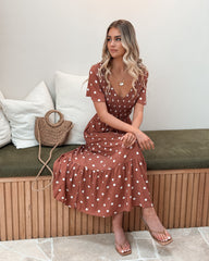 Pauletta Dress - Rust Spot