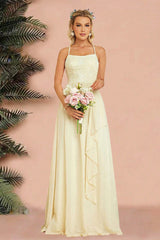 Sexy Backless Spaghetti Strap Party Gown Prom Dress