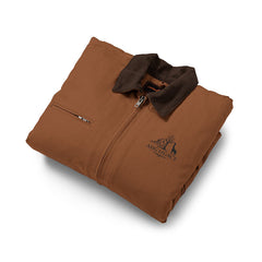 Duck Cloth Work Jacket - Classic Brown Carpenter Jacket asig legacy