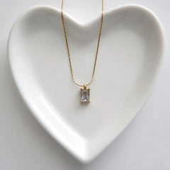 Elle Emerald Gem Necklace