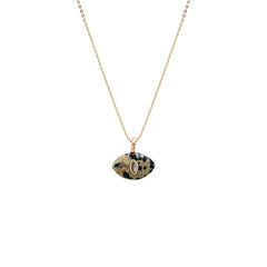 Evil Eye Natural Stone Pendant Necklace