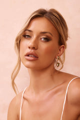 Orbit Shells Earrings - Green