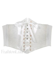 Patchwork Lace Corset Top