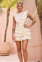 Picnic Daze Mini Dress - White