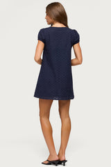Mariella Lacey Eyelet Mini Dress