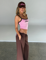 MERRYN TRACK PANT - CHOCOLATE