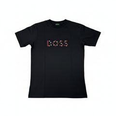 Boss playera negra frente completo