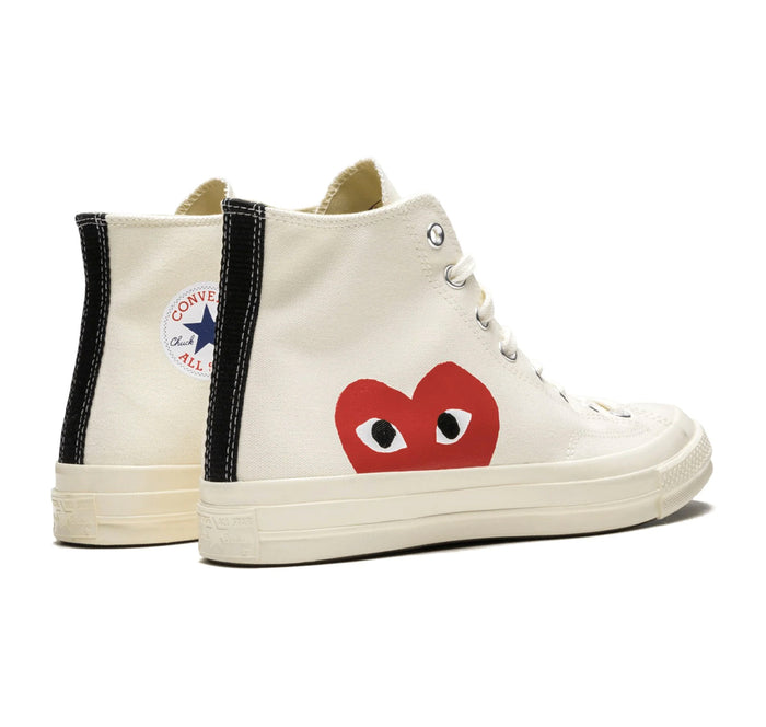 Converse Chuck Taylor All Star 70 Hi "Comme des Garcons PLAY White"