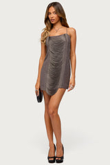 Ione Studded Fringed Mini Dress