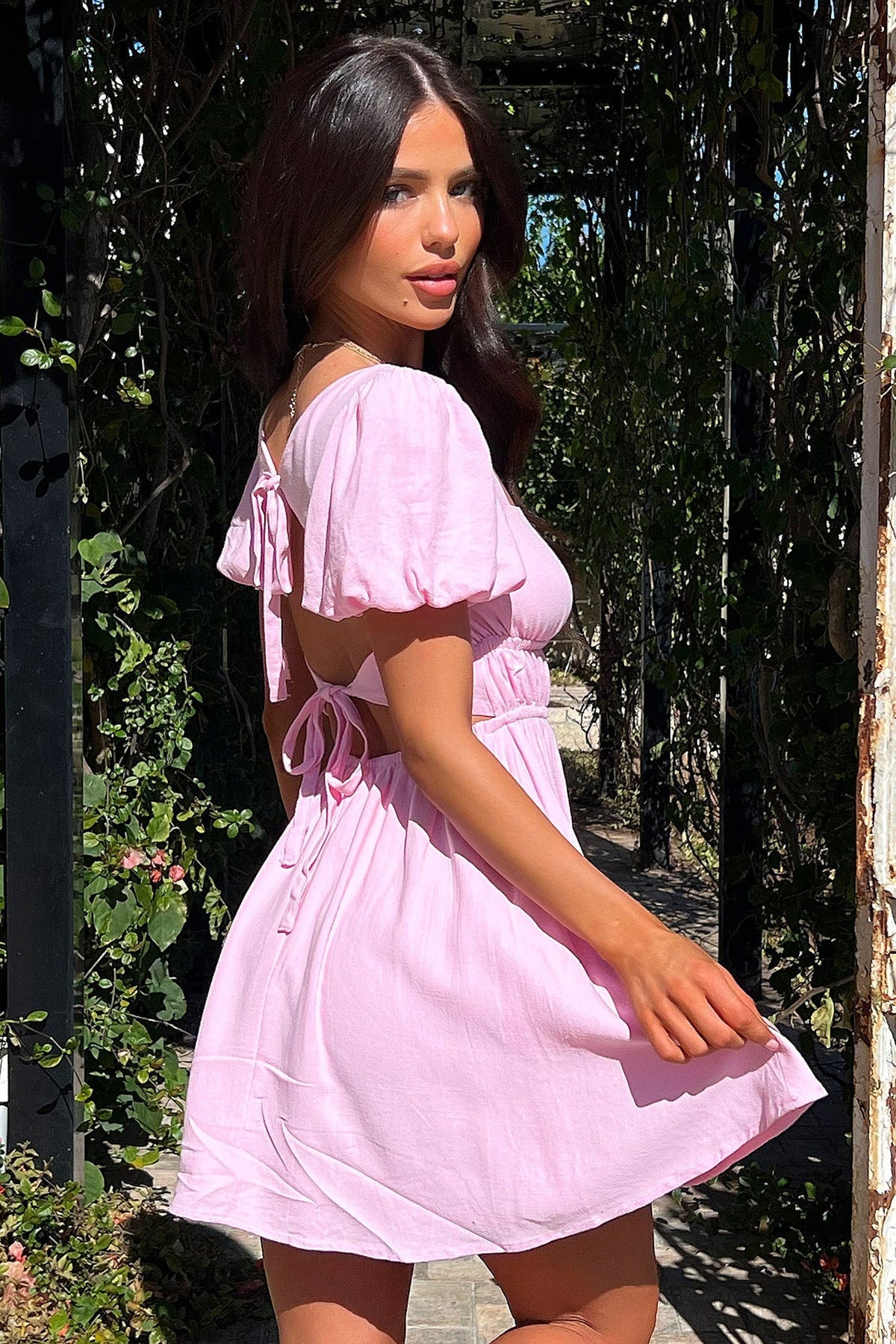 Whitney Mini Dress - Pink